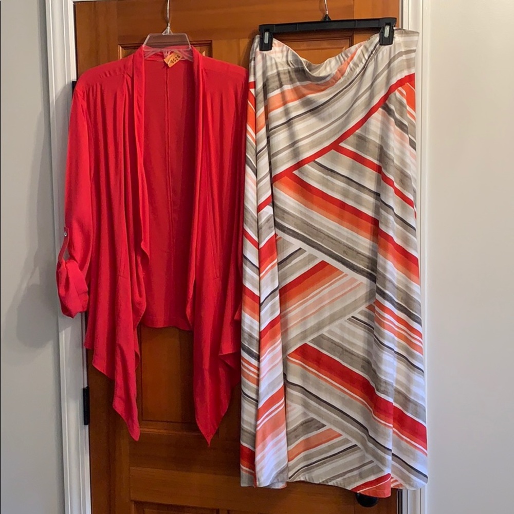 Chico’s Skirt and Jacket set